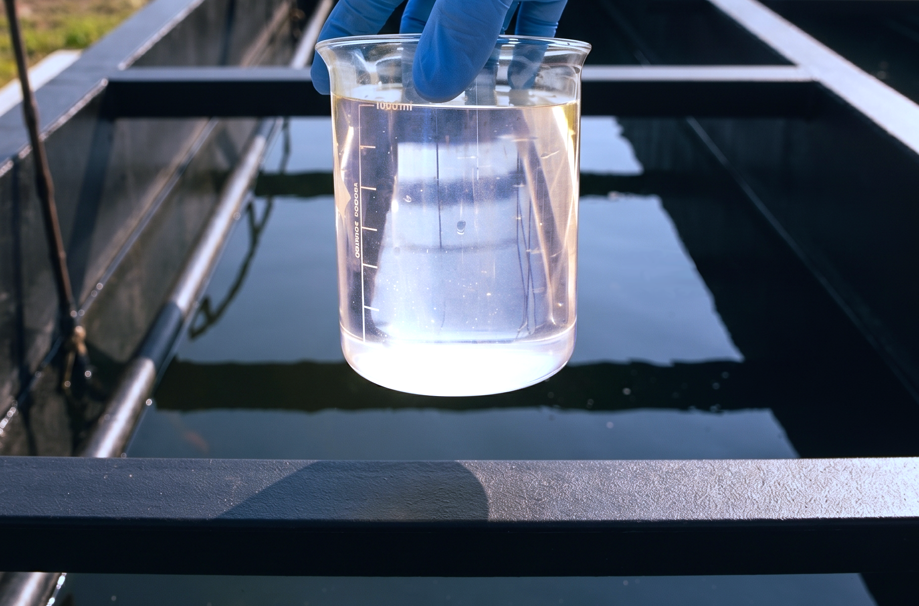 Clear STP water with Evobac STP